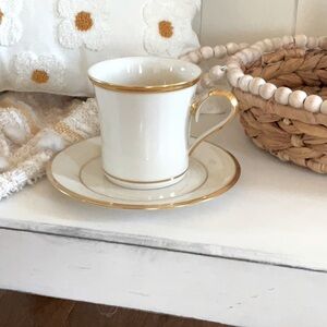 Lenox Eternal cup and saucer vintage discontinued